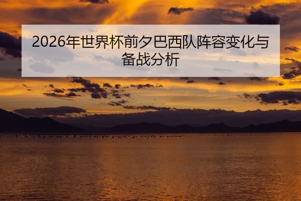 2026年世界杯前夕巴西队阵容变化与备战分析
